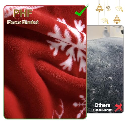 Christmas Fleece Blanket Queen (Reindeer/Trees / Queen(90" X 90"))
