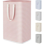 75L Large Collapsible Laundry Basket with Extended Handles (Pink / 75L)