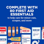 Brand Travel Ready Portable First Aid Kit (80 Piece)
