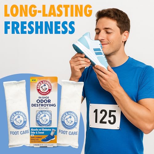 In Shoe Odor Control Pouches