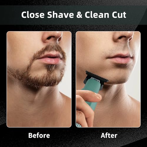 Professional Beard Trimmer for Men (Green)
