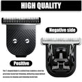 Premium Stainless Steel T Blade Replacement for MANSCAPED The Beard Hedger (Black-2)