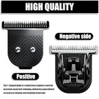 Premium Stainless Steel T Blade Replacement for MANSCAPED The Beard Hedger (Black-1)