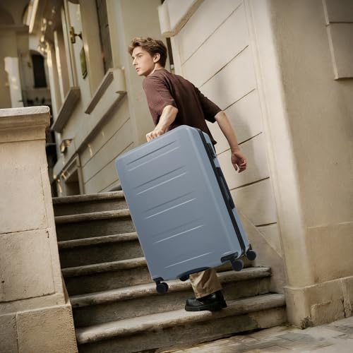 Luggage Sets 5 Piece Front Open (3-piece Set(20/24/28) / Blue-1(20 top-open))