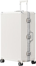AnyZip Luggage PC+ABS Aluminum Frame Zipperless Checked Luggage Hard Shell by YourBestTravelChoice