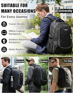Anti Scratch Fabric Backpack (17 Inch / Atrous)