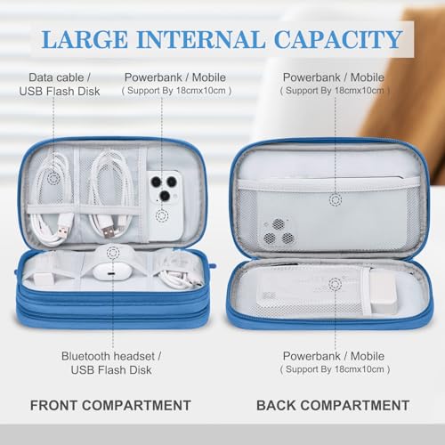 Electronic Organizer (8.3 x 5 x 2.6 inches / Cyan)
