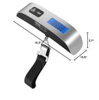 Luggage Scale Dr.meter Travel Essentials Luggage Weight Scale Backlight LCD (1 * Silver)