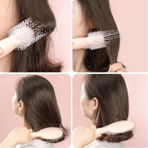 100 Pack Hair Brush Cleaner Disposable Hair Brushes Cleaning Tool Comb Cleaner Net Cover Screen Guards Hairbrush Hair Remover for Detangling Hair Brush Detangler Natural Bamboo Bristles (100 Count)