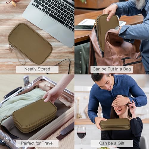 Electronic Organizer (8.3 x 5 x 2.6 inches / Brown)