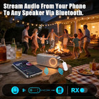 Premium Bluetooth 6.0 Transmitter Receiver (White)