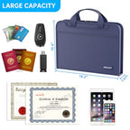 Accordion File Organizer (Blue / 14.2" x 10.4" x 2")