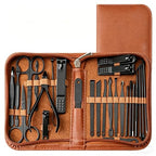 Manicure Pedicure Kit (Brown26pcs)