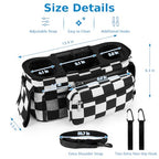 Universal Stroller Organizer with Insulated Cup Holder (Checkerboard / Classic Organizer)