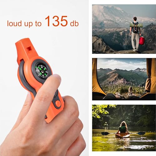 Emergency Survival Function Whistle (orange1pcs)