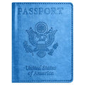 Passport Holder for Travel Essentials (Sky Blue / Simplicity)