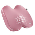Seat Cushion Ergonomic Memory Foam Cushion for Long Sitting Hours on Office & Home Chair (Pink)
