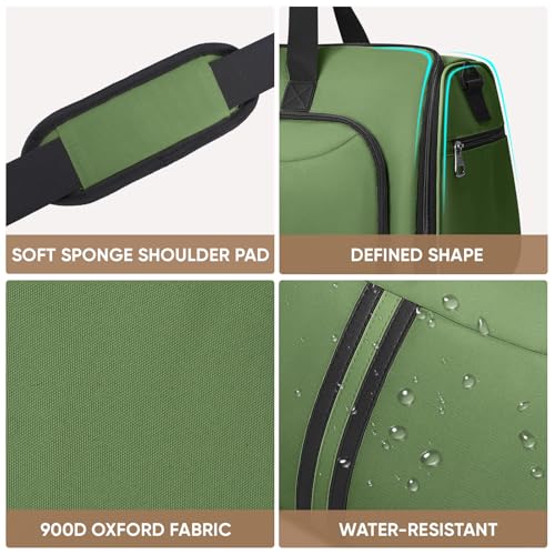 Garment Bags for Travel (Green / Convertible)