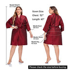Salon Client Gown Robes Cape (Red)