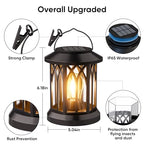 Hanging Solar Lanterns Outdoor Waterproof (2 Pack)