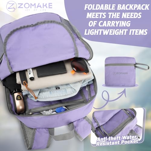 Lightweight Packable Backpack (20L / C-grey Blue)