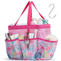 Mesh Shower Caddy Portable (Pink Flamingo / L (Classic Dorm Caddy))