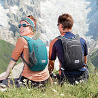 10 15L Small Rucksack Foldable Backpack Lightweight Packable Daypack Travel Outdoor Hiking Shoulder Bag (Teal Blue / 20L)