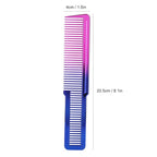 Hair Styling Comb, 2-in-1 Cutting Styling Comb Carbon Teeth Hairdressing Tool for Precision Cutting, Sectionin Detangling Black Salon Comb for Men, Women Kids Home Use