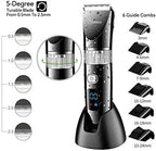Hatteker Cordless Hair Trimmer Pro Hair Clippers Beard Trimmer for Men Haircut Kit Cordless USB Rechargeable Waterproof