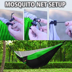 Camping Hammock (Black & Guolv / Large)
