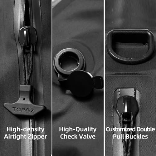 TPU Vacuum Bag for Travel (Jet Black / Large)