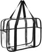 Clear Toiletry Bag Thick Transparent Cosmetic Bag Waterproof Makeup Artist by UEOE