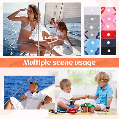 12 Pairs Motion Sickness Bracelets Adults Kids (Camouflage Color)