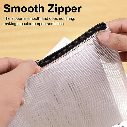 20pcs Multisize Mesh Zipper Pouch