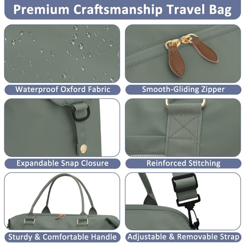 Women Travel Duffle Bags (Army Green / X-Large)