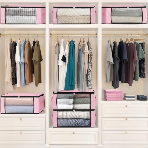 35L Closet Organizers (3 Pack-35l / Pink)