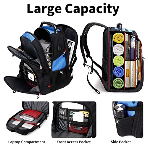 Large Travel Laptop Backpack for Women (Blue / Travel Backpacks)