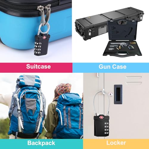 Travel Locks TSA Approved (2p Pink)