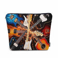 Rock Guitar Makeup Bag For Women (9 x 7.1 inch / Rock Guitar)