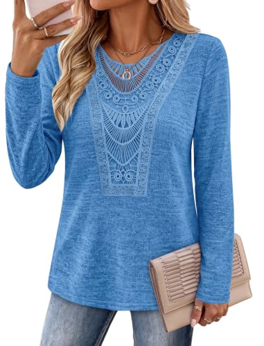 Business Casual Outfits for Women Fall Clothes Winter Clothing Deep Blue XL (X-Large / Deep Blue)