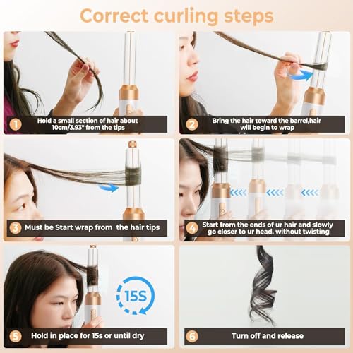 Blow Dryer Brush 7 in ONE (White Gold)