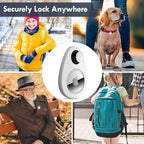 for Airtag Holder for Kids Hidden 4 Pack GPS Tracker Case (Blue White Blue White)