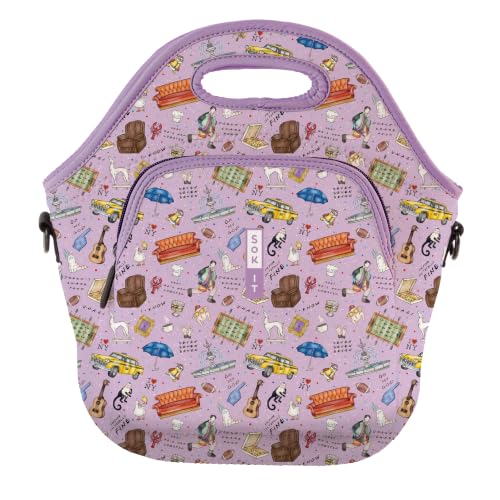 LunchTote Zippered Bag Insulated Neoprene Caddy (The One Where / X-Large 6.5 Quart Lunch Tote)