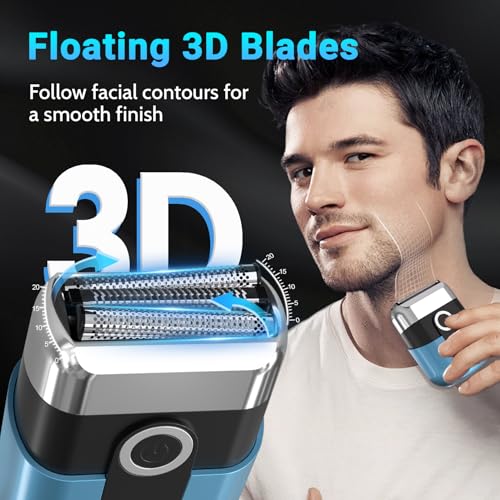 Foil Shavers for Men (Blue)