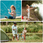 Kids Fishing Pole (Mint Blue)
