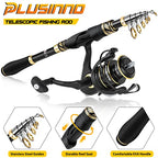 Fishing Pole Fishing Rod and Reel Combo (Single fishing pole(No Reel and Lures) / 6 ft)