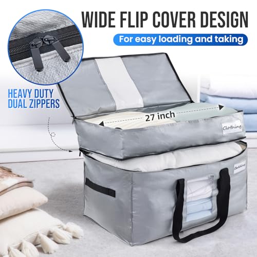 2 Tier Moving Bags (Silver / 2 Large- 2 Tier)
