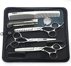 6/6.5 inch professional hair scissors hairdresser hair thinning scissors hairdressing tools barber scissors (6-inch 3pc)