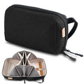 Electronic Organizer Travel Case Bag for Cables (Black / Plus)