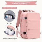 Large Travel Backpack For Women Men (45l / Pink)
